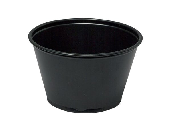 Annosmuki, ABENA Cater-Line, 4.6cm, Ø7.4cm, 113 ml, 120 ml, musta, PP - (20 kpl)