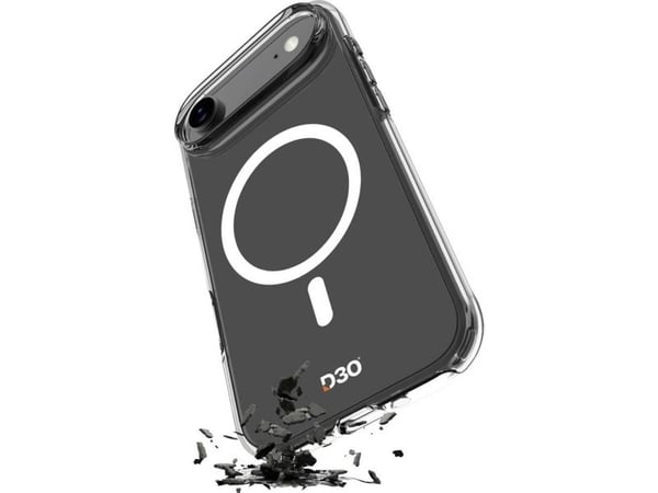 Puro Impact Clear D3O TPU+PC-etui kompatibelt med MagSafe for iPhone 17 Air - gjennomsiktig