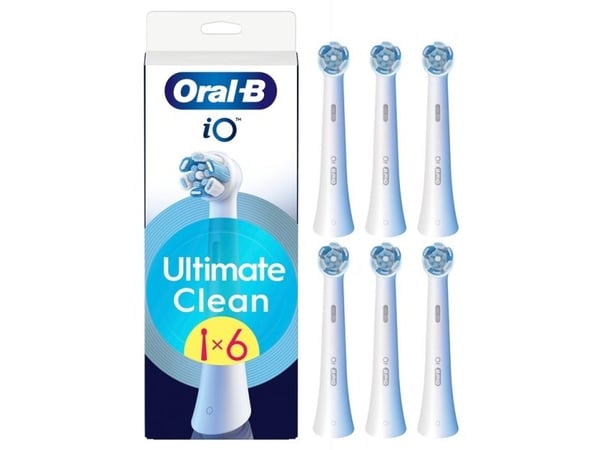BRUSH HEAD IO 6PCS ORAL-B WHITE