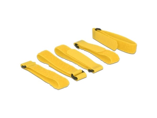 DeLOCK 18708, Keltainen, 20 mm, 300 mm, 5 kpl