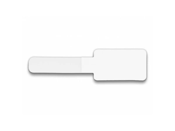 Delock - Hook & loop cable holder - mini, self-adhesive - 9 cm - hvit (en pakke 10)