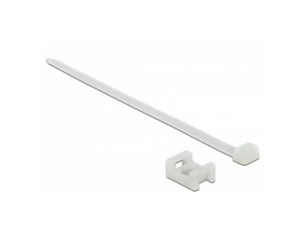 Delock - Kabelbinder - 15 cm - vit