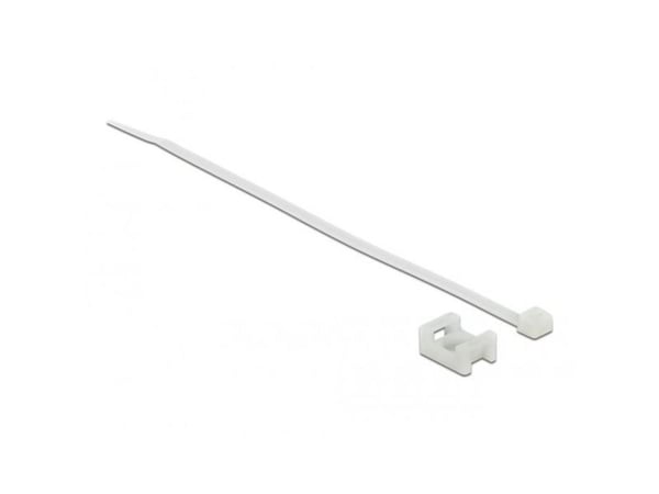 Delock - Kabelbinder - 20 cm - vit