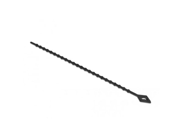 DeLOCK 19568, Helmipintainen johdinside, Polyamidi, Musta, 3,6 cm, -20 - 60 °C, 15 cm