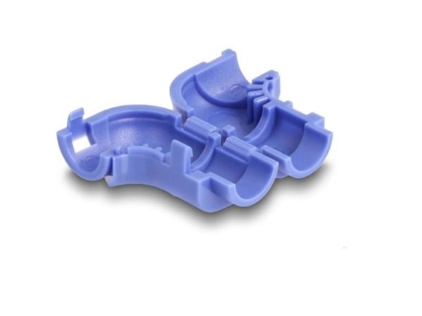 DeLOCK 88122, Kabelklämma, Universal, Plast, Blå