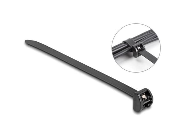 Delock kaapelinside metallikielellä L 343 x L 12,7 mm 10 kpl musta