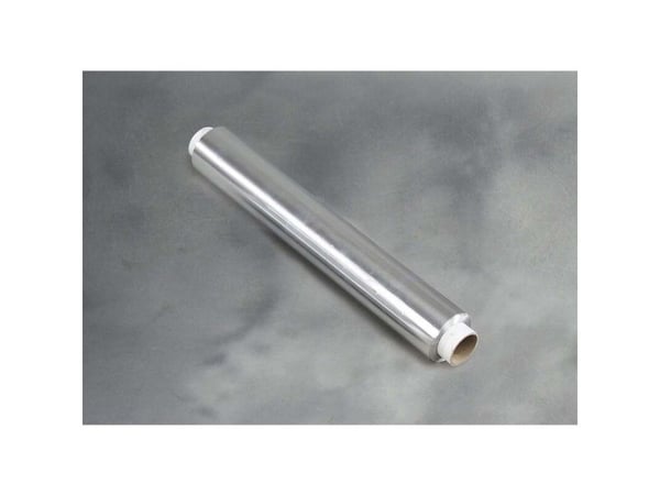 Alufolie, 11 µm, Rulle, 450 mm x 150.00 m, aluminium, sølv metallic 1 reel, Loose rolls, Fødevaregod - (3 stk.) Alufolie, 11 µm, Rulle, 450 mm x 150.00 m, aluminium, sølv metallic 1 reel, Loose rolls, Fødevaregod - (3 stk.)