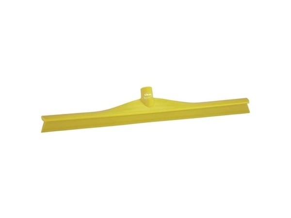 Golvskrapa, Vikan, 60x8x9,5cm, gul, TPE-gummi/PP, 60 cm, med enkelblad