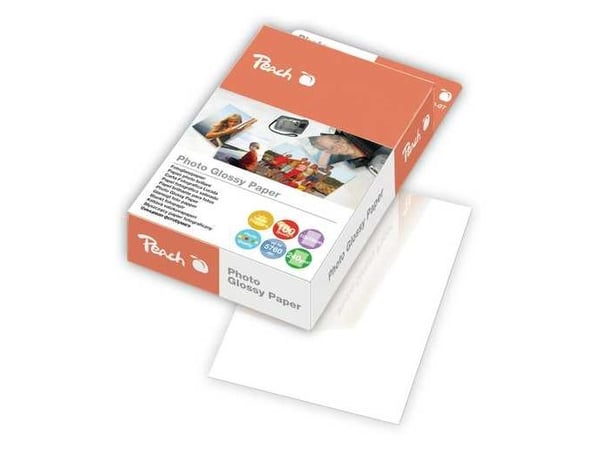 Peach Persikinis fotopapir 10x15cm, 240g/m2, blizgus, 100 ark