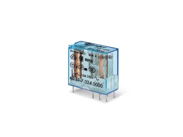Finder 40.61.8.110.4000 Piirilevyrele 110 V/AC 16 A 1 x vaihtokosketin 50 kpl