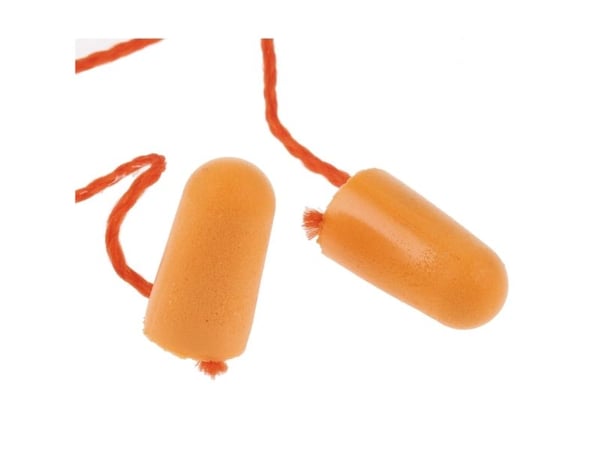 3M 1110, Engangsøreplugg, Jobb, Normal, In-ear, Rød, Koblet med ledninger (ikke trådløs)