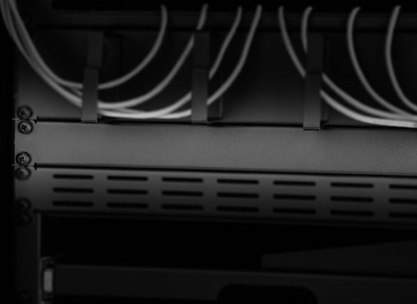 Renkforce RF-3429144, Blank panel, Stål, Mörkgrå, 1 styck