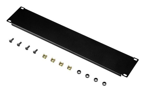Renkforce RF-3429136, Blank panel, Stål, Mörkgrå, 1 styck