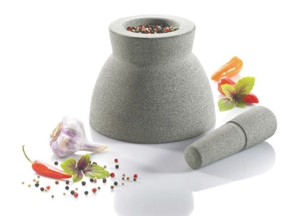 GEFU CRUNCHY - Pistill og morter - 2 stk. - 17 cm