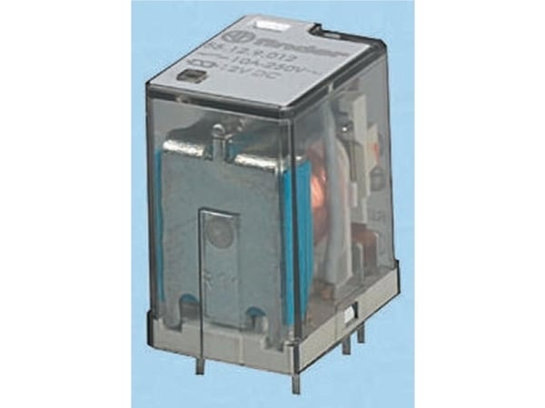 Finder 55.13.9.012.0000 Tulostusrele 12 V/DC 10 A 3 x kytkin 10 kpl