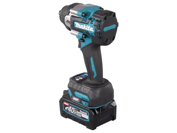Makita TW007GM201 - Støtskiftenøkkel - trådløs - 4 hastigheter - 1/2" firkantdrev - 1100 N·m - 2 batterier, inkludert lader - 40 V