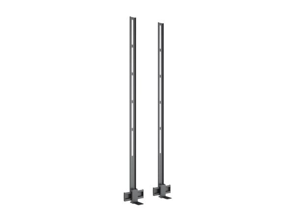 Multibrackets M Pro Series - Monteringskomponent (holder) - for soundbar - XL - stål - svart - skjermstørrelse: 65"-110" - bak flatpanel