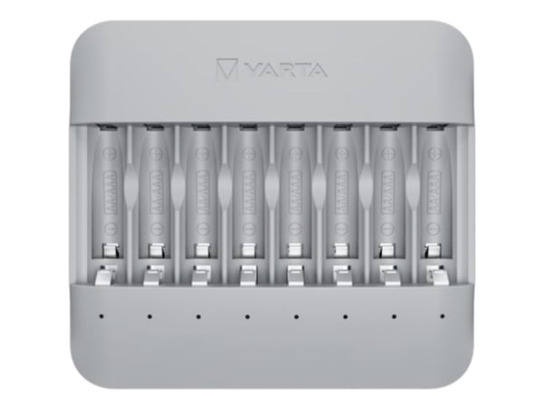 Varta Eco Multi - 1 t USB-batterilader - (for 8xAA/AAA) - på kabel: USB-C