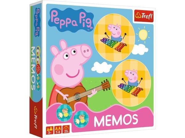 TREFL Peppa Memo VALKOINEN FIN