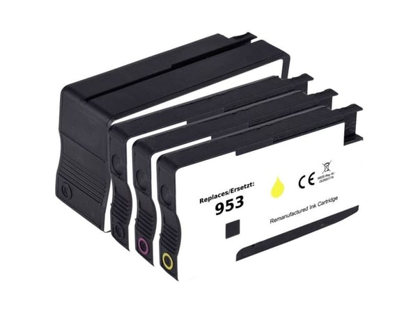 Renkforce RF-5718854, musta, Syaani, Magenta, Keltainen, 4 kpl, 900 sivua, 630 sivua, Yhdistelmäpakkaus