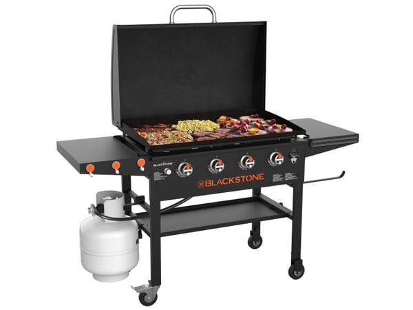 Blackstone 2151EU, 4 zone(s), Utendørs, Butan/propan, Frittstående, Sort, Rotasjon