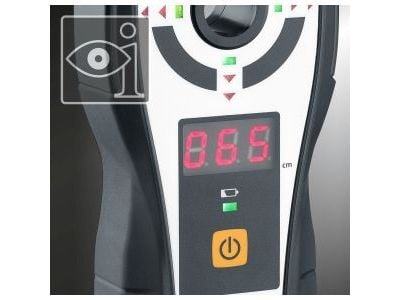 Laserliner CenterScanner Compact, Boreguide, Sort, Grå, 1 stykker, 507 g, 77 mm, 179 mm