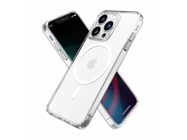3Mk-etui for iPhone 14 Pro kompatibelt med MagSafe fra MagCase-serien - gjennomsiktig