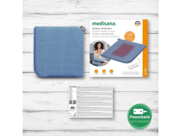 Medisana OL 650, 40 x 40 cm, 10 W, Blå, 400 mm, 400 mm, 500 g