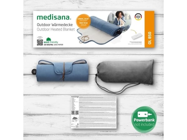Medisana GmbH OL 850 termisk teppe blå (60282)