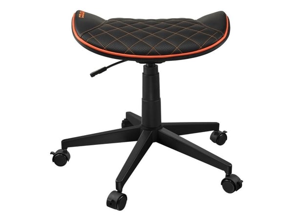 COUGAR CGR-CRO, Universal gaming-stol, 120 kg, Polstret Sete, Svart, Svart, Oransje, PVC