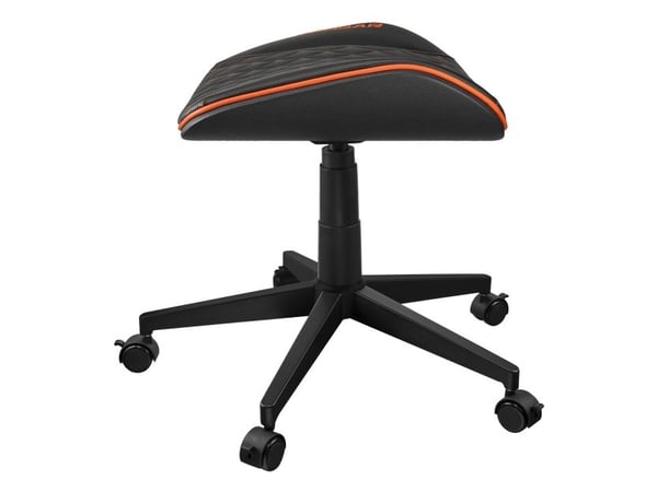 COUGAR CGR-CRO, Universal gaming-stol, 120 kg, Polstret Sete, Svart, Svart, Oransje, PVC