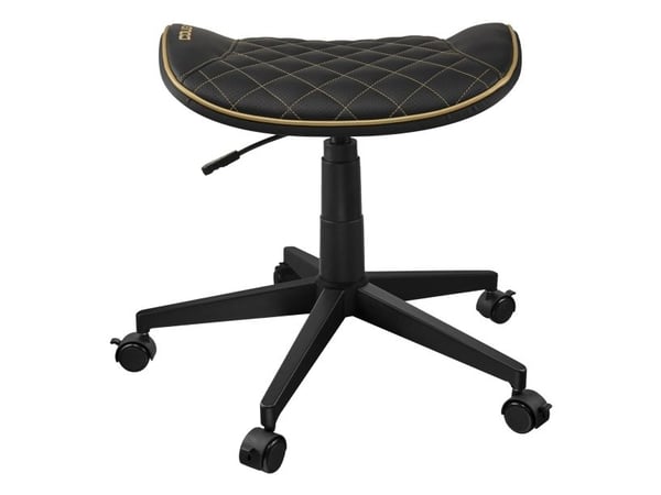 COUGAR CGR-CRO-GLB, Universal gaming-stol, 120 kg, Polstret Sete, Universell, Svart, Svart, Gull