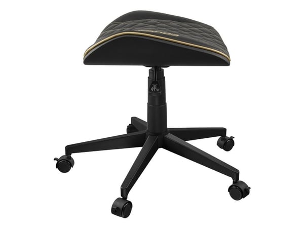 COUGAR CGR-CRO-GLB, Universal gaming-stol, 120 kg, Polstret Sete, Universell, Svart, Svart, Gull