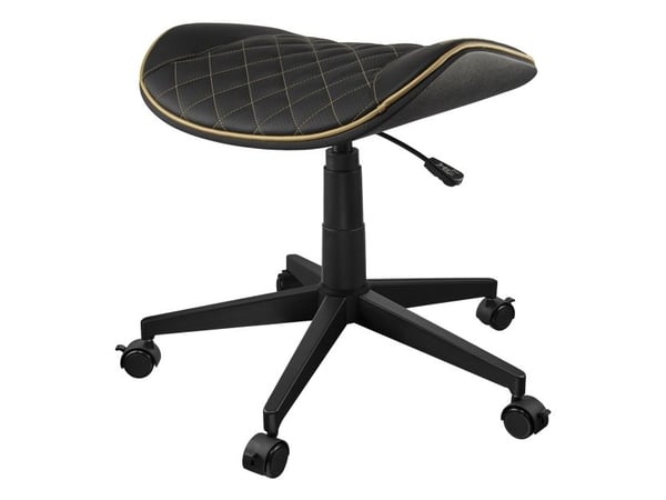 COUGAR CGR-CRO-GLB, Universal gaming-stol, 120 kg, Polstret Sete, Universell, Svart, Svart, Gull