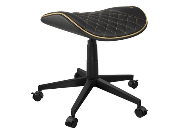 COUGAR CGR-CRO-GLB, Universal gaming-stol, 120 kg, Polstret Sete, Universell, Svart, Svart, Gull