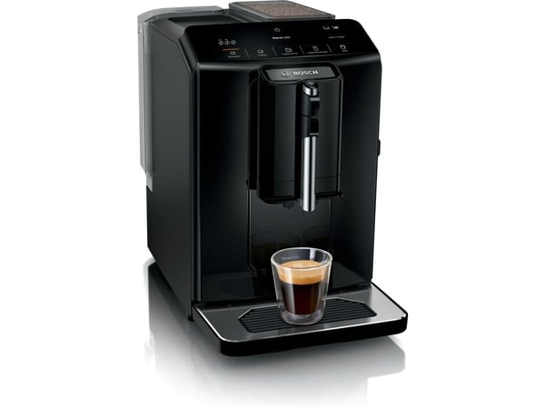 Bosch Serie 2 TIE20109, Espressomaskin, 1,4 l, Kaffe bønner, Innebygd kaffekvern, 1300 W, Sort