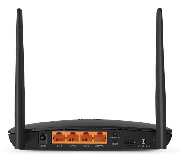TP-LINK AC1200 trådløs Dual Band 4G LTE-ruter | Archer MR402 | 802.11ac | 10/100 Mbps | Grid støtter nr. | MU-MiMO nr. | Ikke mobilt bredbånd