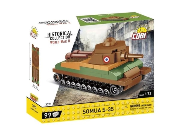 COBI Somua S-35, Byggesett, 6 år, 99 stykker