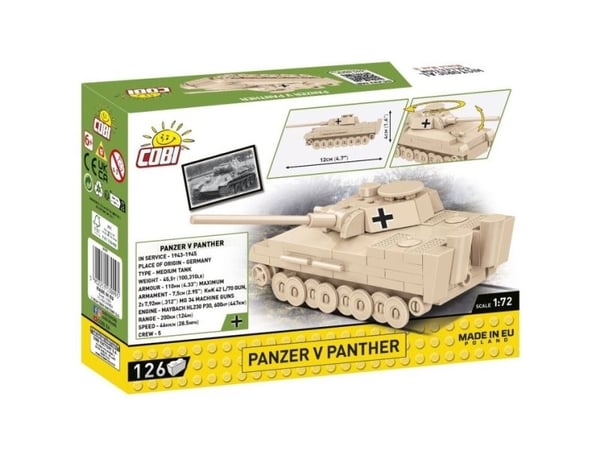 COBI Panzer V Panther, Byggsats, 6 År, 126 styck