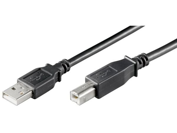 MicroConnect – USB-kaapeli – USB (uros) – USB Type B (uros) – USB 3.1 Gen 1 – 3 m – musta