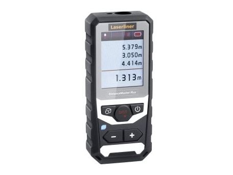 Laserliner DistanceMaster Plus, Laseravstandsmåler, m, Sort, Grå, Hvit, Digitalt, LCD, 100 m