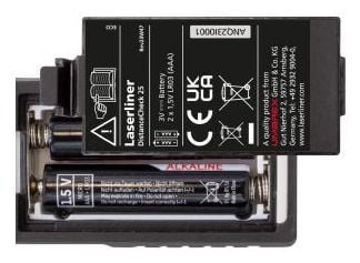 Laserliner DistanceCheck 25, Laseravstandsmåler, m, Sort, Hvit, Digitalt, 25 m, 0,3 m