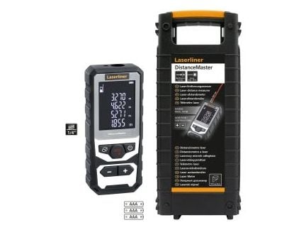 Laserliner DistanceMaster, Laseravstandsmåler, m, Sort, Grå, Hvit, Digitalt, LCD, 50 m