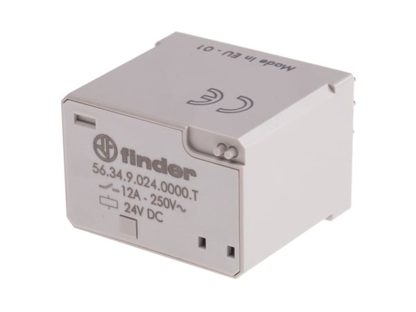 Finder 56.34.9.024.0000T Stikrelæ 24 V/DC 12 A 4 x omskifter 10 stk