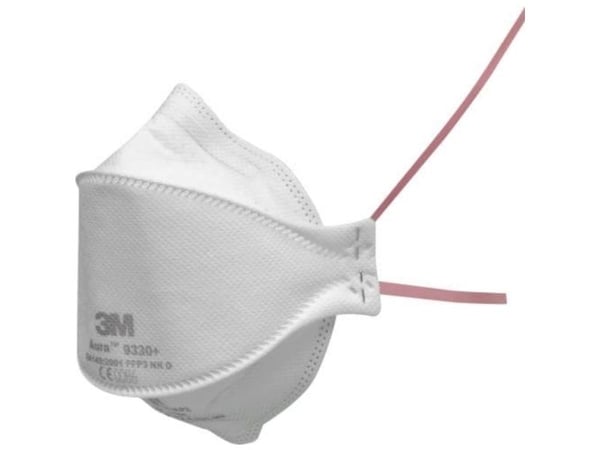 3M 9330+ Hienopölymaski ilman venttiiliä FFP3 20 kpl DIN EN 149:2001 + A1:2009 (9330+)