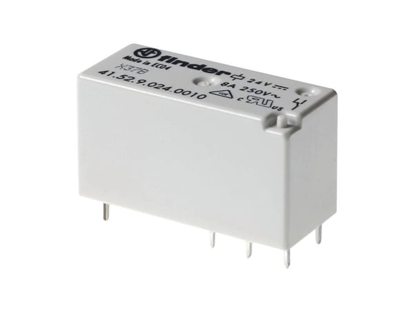 Finder 41.52.8.024.0000 Tulostusrele 24 V/AC 8 A 2 x vaihtokytkin 20 kpl