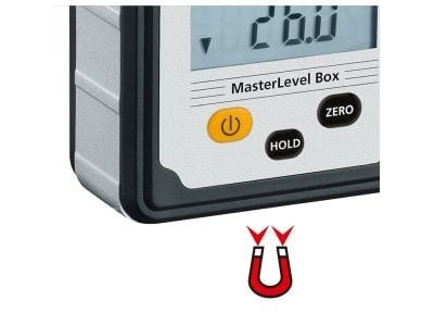 Laserliner MasterLevel Box, Linjenivå, svart, grå, LCD, plast, AAA, 1,5 V
