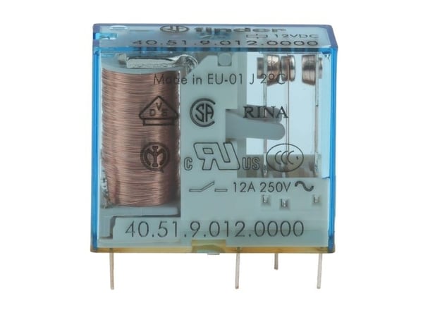Finder Relé 1P 10A 12V DC (40.51.9.012.0000)