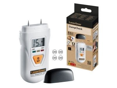 Laserliner DampCheck, 2 °C, 2%, -10 - 50 °C, 0 - 85%, LR44, 1,5 V