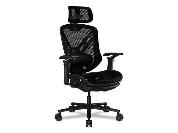 COUGAR Gaming CGR-SPD-GRB, Yleismallinen pelituoli, 120kg, Racing, Universal, Musta, musta, musta
